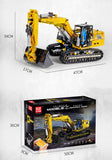 Kids Toy Bricks Mechanical Digger - Gift for Kids STEM